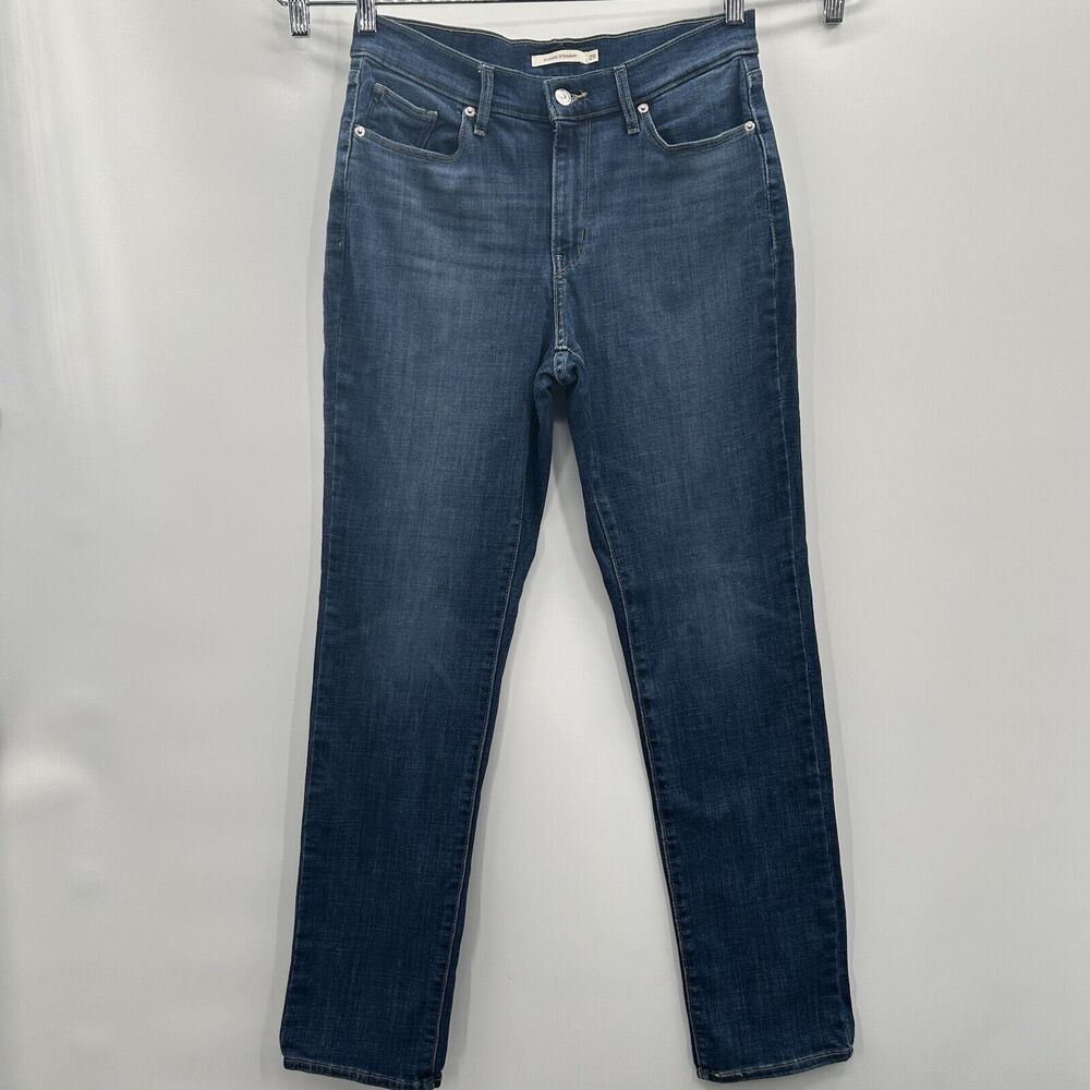 Levis Strauss‎ Classic Straight Jeans Women’s 29 (30/31) Dark Wash Western